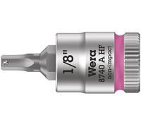 Wera 8740 A 05003383001 6 pans intérieurs Douille 1/8 1/4 (6.3 mm)
