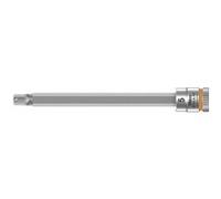 Wera Douille-embout Zyklop 8740 A HF – 5,0 x 100 mm 1/4" avec retenue Orange vif