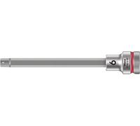 Wera 8740 B HF Douille-embout Zyklop pour vis à six pans creux, à emmanchement 3/8" avec fonction de retenue, 6 x 107 mm Quantité:1
