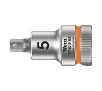 Wera 8740 B HF Douille-embout Zyklop pour vis à six pans creux, à emmanchement 3/8" avec fonction de retenue, 5 x 35 mm Quantité:1