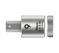Wera 8740 B HF Douille-embout Zyklop pour vis à six pans creux, à emmanchement 3/8" avec fonction de retenue, 9 x 38.5 mm Quantité:1