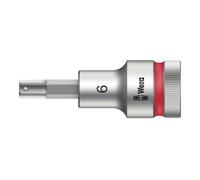 Douille-embout 6 pans intérieurs 6 mm Longueur: 60 mm Wera 05003822001 Propulseur: 1/2\ (12.5 mm) 1 pc(s)