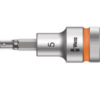 Wera - 8740 C HF embout Zyklop à emmanchement 1/2" avec fonction de retenue , 5.0 x 60 mm ; 5003821001