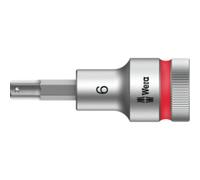 Douille à embout à emmanchement 1/2' avec fonction de retenue 8740 C HF Hex-Plus 6,0 x 60 mm WERA - 05003822001
