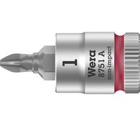 Wera Douille-embout Phillips cruciforme PH1 1/4" (6,3 mm) 8751 A 05003350001