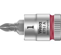 Wera 8751 A 05003350001 cruciforme Phillips Douille-embout PH 1 1/4 (6.3 mm)