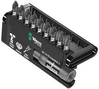 Wera 8755-9 IDC Impaktor 05057684001 Bit-Check Jeu d'embouts/Porte-embouts à aimant annulaire 10 pièces Noir