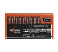 Wera 8767-9/IDC Impaktor Bit-Check 05057688001 Assortiment d'embouts 10 pièces