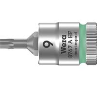 Wera 8767 A 05003361001 6 pans intérieurs (TX) Douille-embout T 9 1/4 (6.3 mm)