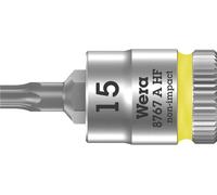 Wera 8767 A 05003363001 6 pans intérieurs (TX) Douille-embout T 15 1/4 (6.3 mm)