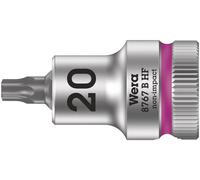 Wera 8767 B HF TORX® Douille-embout TORX® HF Zyklop à emmanchement 3/8" avec fonction de retenue, TX 20 x 35 mm Quantité:1