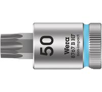 Wera 8767 B HF TORX® Douille-embout TORX® HF Zyklop à emmanchement 3/8" avec fonction de retenue, TX 50 x 38.5 mm Quantité:1