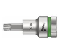 Wera - 8767 C HF Embout TORX® Zyklop à emmanchement 1/2" avec fonction de retenue , TX 45 x 60 mm ; 5003835001
