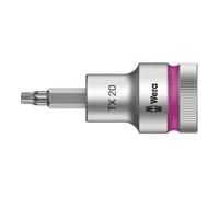 Douille-embout 6 pans intérieurs (TX) T 20 Longueur: 60 mm Wera 05003830001 Propulseur: 1/2\ (12.