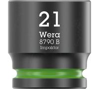 Wera 8790 B Impaktor 05005511001 6 pans extérieurs Douille 21 mm 1 pièce 3/8\