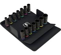Wera 8790 B Impaktor Deep Set 1 Jeu de clés à douille métrique 14 pièces 05005580001