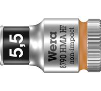 Wera 8790 HMA 05003720001 6 pans extérieurs Douille 5.5 mm 1/4 (6.3 mm)