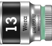 Wera 05003728001 8790 HMA HF Douille Zyklop à emmanchement 1/4", 13, 0 mm, Turquoise