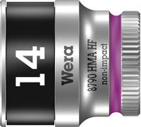 Wera 8790 HMA HF Douille Zyklop à emmanchement 1/4" (HF = avec fonction de retenue), 14 x 23 mm Quantité:1