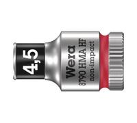 Wera 8790 HMA HF Douille Zyklop à emmanchement 1/4" (HF = avec fonction de retenue), 4.5 x 23 mm Quantité:1