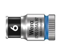 Wera 8790 HMA HF Douille Zyklop à emmanchement 1/4" (HF = avec fonction de retenue), 6 x 23 mm Quantité:1