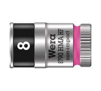 Wera 8790 HMA HF Douille Zyklop à emmanchement 1/4" (HF = avec fonction de retenue), 8 x 23 mm Quantité:1