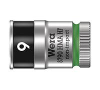 Wera 8790 HMA HF Douille Zyklop à emmanchement 1/4" (HF = avec fonction de retenue), 9 x 23 mm Quantité:1