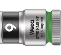 Wera 8790 HMB HF 05003743001 6 pans extérieurs Douille 9 mm 3/8 (10 mm)