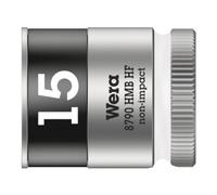 Wera 8790 HMB HF Douille Zyklop à emmanchement 3/8" (HF = avec fonction de retenue), 15 x 29 mm Quantité:1