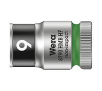 Wera 8790 HMB HF Douille Zyklop à emmanchement 3/8" (HF = avec fonction de retenue), 9 x 29 mm Quantité:1