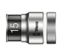 Wera 8790 HMC HF Douille Zyklop à emmanchement 1/2" (HF = avec fonction de retenue), 15 x 37 mm Quantité:1