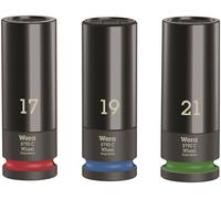 Wera 8790 Wheel Impaktor C Set 1 Socket Set 3 Pièce 1/2" Drive 05004595001