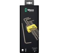 Wera 950/13 Hex-Plus Imperial 1 6 pans intérieurs Jeu de clés mâles coudées 3/8 pouces, 5/16 pouces, 1/16 pouces, 1/4 pouces, 3/16 pouces, 7/32 pouces, 5/32