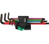 Wera Jeu magnétique de clés mâles coudées 950 SPKL/7B SM BlackLaser système métrique 7 pièces