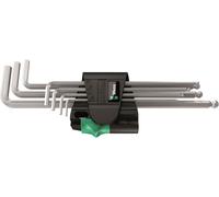 Wera 950/7 Hex-plus Magnet 1 L-key Set Chrome Plated Métrique 7 Pièces