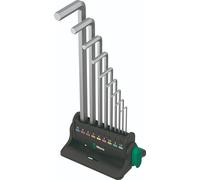 Wera 950/9 Hex-plus 8 Chrome Plaqué L-CLÉ Set Métrique 05022102001