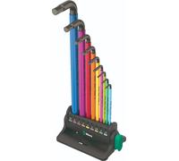 Wera 950/9 Hex-plus Multicolor 3 L-CLÉ Set Métrique 05133165001
