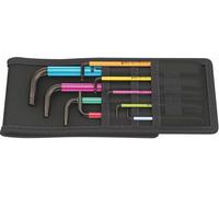 Wera 950/9 Hex-Plus Multicolore Imperial 1 Jeu de clés en coffret, 9 pièces, Tournevis