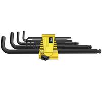 Wera 950 PKL/13 SZ N 6 pans intérieurs Jeu de clés mâles coudées 0.05 pouces, 1/16 pouces, 5/64 pouces, 3/32 pouces, 7/64 pouces