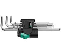 Wera 950 PKL/7 SM N 6 pans intérieurs Jeu de clés mâles coudées 1.5 mm, 2 mm, 2.5 mm, 3 mm, 4 mm, 5