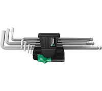 Wera 950 PKL/7B SM N 05022101001 Jeu de clés mâles coudées système métrique chromées 7 pièces