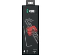 Wera 950 PKL/9 BM SB SiS 6 pans intérieurs Jeu de clés mâles coudées 1.5 mm, 2