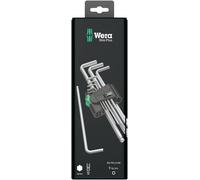 Wera 950 PKL/9 SM N SB 6 pans intérieurs Jeu de clés mâles coudées 1.5 mm, 2 mm, 2.5 mm, 3 mm, 4 mm, 5 mm, 6 mm, 8 mm, 10 mm