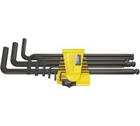 Wera 950 PKL/9 SZ N 6 pans intérieurs Jeu de clés mâles coudées 5/64 pouces, 3/32 pouces, 1/8 pouces, 5/32 pouces, 3/16 pouces, 7/32 pouces, 1/4 pouces, 5/16