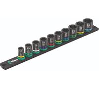 Wera 9607 Magnetic Rail B Impaktor 1 Socket Set 1cm Taille Métrique 05005451001
