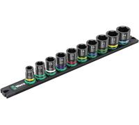 Wera 9607 Nuss-Magnetleiste B Impaktor 1 Jeu de clés à douille métrique 3/8 11 pièces 05005451001
