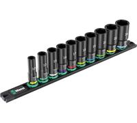 Wera 9660 Jeu de clés à douille métrique 3/8 10 pièces 05005590001