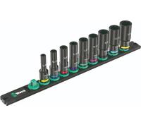 Wera 9661 Magnetic Rail B Impaktor Deep Imperial 1 Douille Set 1cm 05005591001