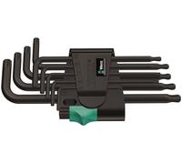 Wera 967/9 Tx 1 Sb Torx L-CLÉ Ensemble Avec Balle Fin 9 Pièces 05073598001