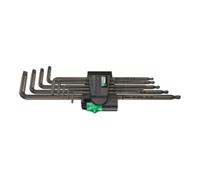 Wera 967/9 TX XL 1 TORX® intérieur Jeu de clés mâles coudées T 8, T 9, T 10, T 15, T 20, T 25, T 27, T 30, T 40 9 pièces